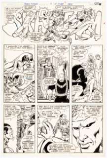 George Perez and Romeo Tanghal The New Teen Titans #7 Page 16 Original Art (DC, 1981). The Fearsome Five release - | Heritage