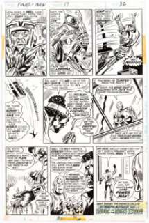 George Tuska and Billy Graham Power Man #17 Story Page 19 Original Art (Marvel, 1974).... | Heritage