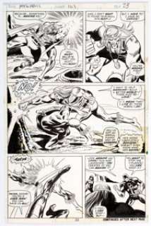 Rich Buckler and Frank Giacoia Daredevil #101 Story Page 17 Original Art (Marvel, 1973). Angar the Screamer - | Heritage