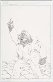 Carlo Pagulayan Agents of Atlas #7 Variant Cover Original Art (Marvel, 2009)....