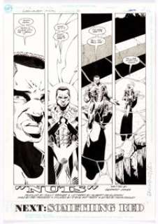 Cully Hamner and Dan Panosian Green Lantern: Mosaic #2 Story Page 22 Original Art (DC, 1992). John Stewart is -