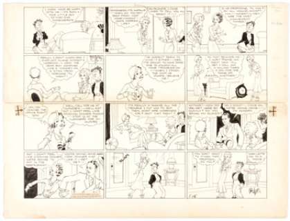 Chic Young | Blondie Sunday Comic Strip Original Art dated 5-15-32 (King Features Syndicate, 1932).... | Heritage