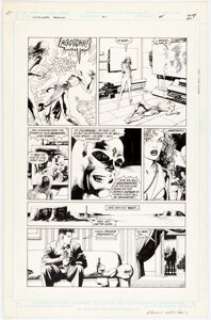 Kevin Nowlan - The Outsiders Annual #1 Story Page 27 Original Art (DC, 1986).