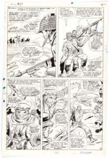 Dick Ayers And John Tartaglione | Sgt. Fury #37 Story Page 4 Original Art (Marvel, 1966). | Heritage