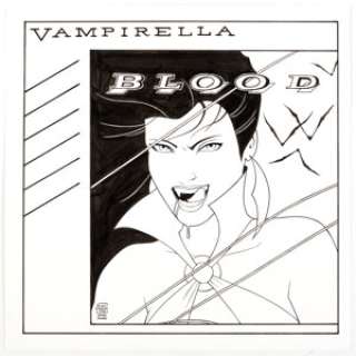 Cliff Chiang - Vampirella Illustration Original Art (2008)....