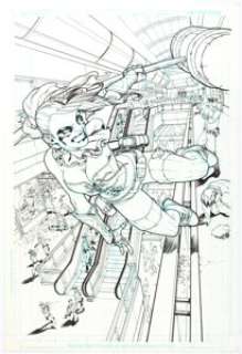 Neil Googe - Detective Comics #23.2 Splash Page 11 Original Art (DC, 2013)....