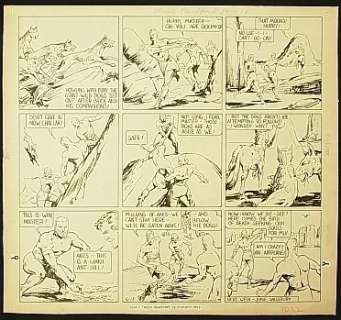  - 70: Clarence Grey Brick Bradford, large or Sunday comic