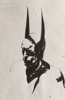 George Pratt | 5 Original Sumi Brush Drawings Of Batman  - (1999) | Catawiki