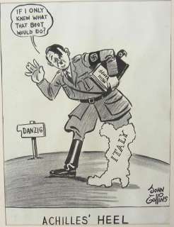 80: John Collins Montreal Gazette Hitler W/ Italy As Ja | Hess Fine Auctions