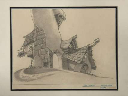 Toby Bluth. War Wizards. Concept Drawing. | Weiss Auctions