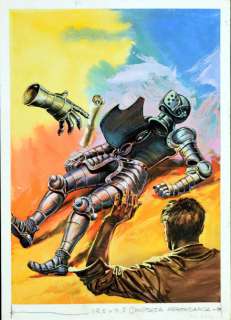 BLASCO - Lot 272 - Main d‘acier 36,5 x 25,5 cm Illustration Ã  la gouache pour la couverture de main…