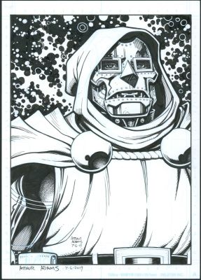 Arthur Adams | Doom (2019) Issue 1 Page Cover | Higher Consciousness Collectibles