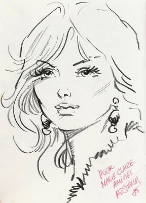 Rosinski | Lot 454 - Thorgal 1 (ré 85) agrémenté d’une illustration… | AZ auction