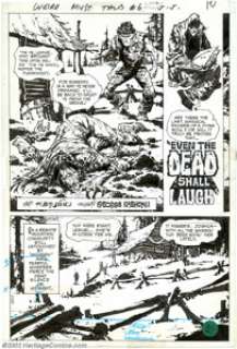 Alex Nino - Original Art for Weird Mystery Tales #6 - Complete 7-page Story "Even the Dead Shall Laugh" -