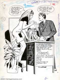Unknown Artist - DC Romance-Original Art Splash Page, "Heart Turn Back the Years" (DC, 1974). For fans - | Heritage