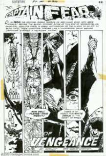Alex Nino - Original Art for Adventure Comics #426, Complete 8-page Story "Captain Fear: God of - | Heritage