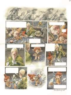 Hausman. Planche originale Capitaine Trèfle | BDEnchères