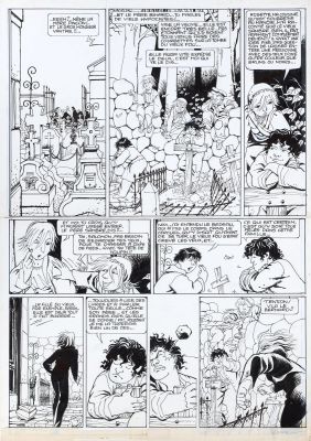 Yslaire | Sambre, planche n°3 à l’encre de Chine, au… | AZ auction
