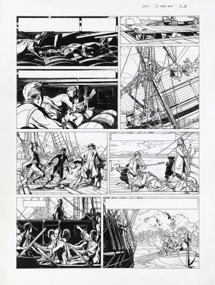 Pâques (Olivier) | Lot 161 - Loïs, planche n°39 à l’encre de Chine de… | AZ auction