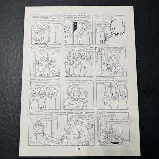 Bassie & Adriaan – De ontvoering – Originele inkt pagina | BD Originaux