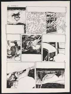 Breccia, Enrique | original plate (p. 3)  - Las Puerta de La Noche: Tormenta | Catawiki