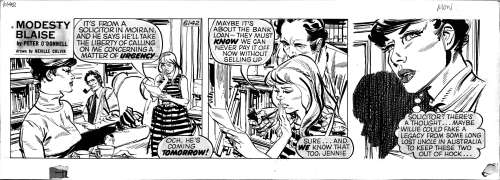 Neville Colvin | Modesty Blaise strip 6142 (1985) | ComicArt.dk