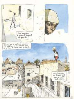 Lot 89 - BENJAMIN FLAO Kililana song (T.1), Futuropolis 2012 Planche originale n° 13 accompagnée...