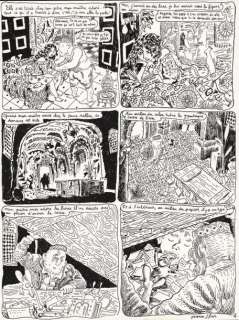 Lot 126 - JOANN SFAR LE CHAT DU RABBIN Jérusalem d‘Afrique (T.5), Dargaud 2006 Planche originale...