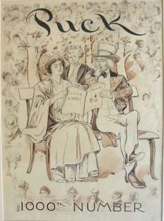 4: Charles Jay Taylor Puck Magazine 1000th Issue 1896 U | Hess Fine Auctions