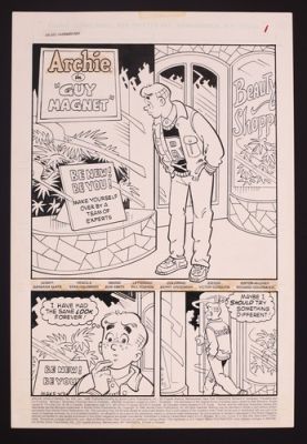 Original Art from Archie #479 Complete 6 Pg. Story by Stan Goldberg & Bob Smith | eBay US (Buy It Now)