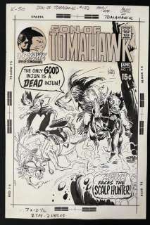 Joe Kubert Son of Tomahawk Original Cover | Weiss Auctions
