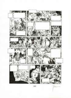 Théo. Planche originale Trône d’argile | BDEnchères