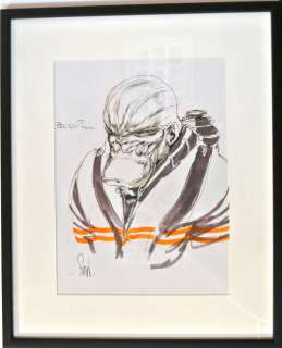 STAN - DESSIN ENCADRE SIGNE - Dessin aquarellé, feutre et crayon de couleur [...] | Arthema Auction