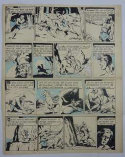 Vandersteen, Willy | Originele pagina  - Tussen water en vuur  - Ons Volkske  - (1948) | Catawiki