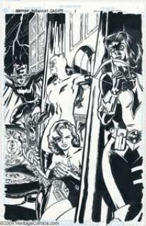 Stuart Immonen and Tommy Lee Edwards - Original Art Splash Page for Batman Chronicles Gallery #1 (DC, 1997). This - | Heritage