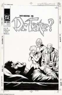 Shawn McManus - Dr. Fate #10 Cover Original Art (DC, 1990). This somber, emotional moment appeared on the cover of - | Heritage