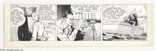 Alex Raymond - Rip Kirby Daily Comic Strip Original Art, dated 3-17-53 (King Features Syndicate, 1953). Mother - | Heritage