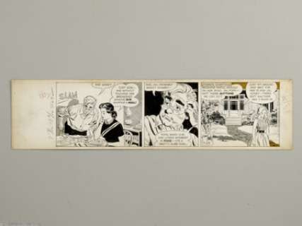 Stan Drake - Heart of Juliet Jones Daily Comic Strip Original Art, dated 7-25-55 (King Features Syndicate, 1955). - | Heritage