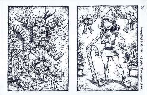 Kevin Eastman - Original Art By Jim Lawson And Kevin Eastman – Set 2