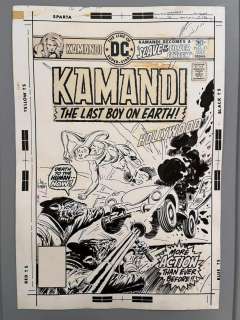 1975 Kamandi #41 Cover Art Joe Kubert