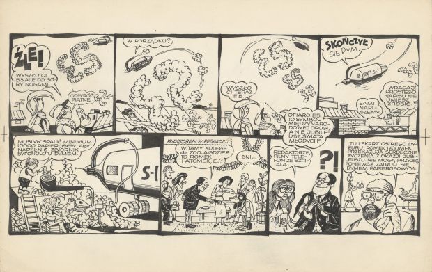 Henryk Jerzy Chmielewski (Papcio Chmiel) | „Tytus, Romek i A’Tomek”, 35-lecie „Świata Młodych” | Galeria Komiksu