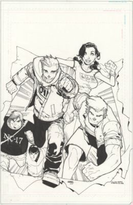 FANBOYS VS. ZOMBIES #2 original COVER by HUMBERTO RAMOS | eBay Europe (Buy It Now)