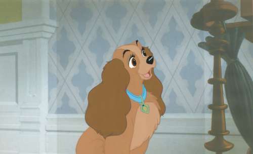 La Belle et le clochard Studio Walt Disney, 1955. Cellulo sur… | Rossini