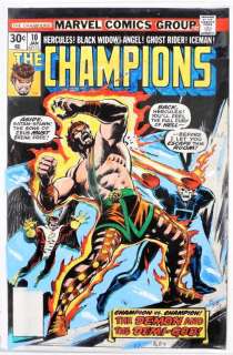 Marvel Comics Champions #10 Cover Color Guide Art | Bruneau & Co. Auctioneers