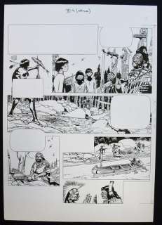 Micheluzzi, Attilio - Original plate "Americani" + colour test (1983) | Catawiki