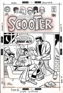 Henry Scarpelli - Swing with Scooter #24 Cover - Frankenstein Gag - Signed Issue 24
