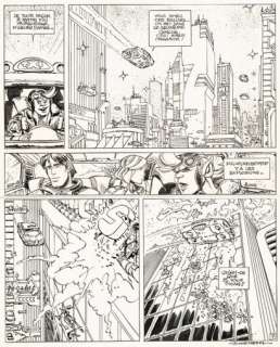 Mézières | JEAN-CLAUDE MÉZIÈRES VALÉRIAN Les Cercles du Pouvoir (T.15), Dargaud 1994 Planche... | Daniel Maghen Enchères