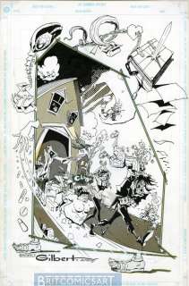 Michael T Gilbert | Sandman Endless Pin Up By Michael T Gilbert (1995) | BritComicsArt