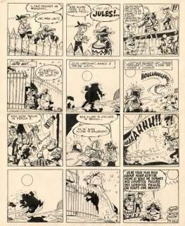 lot #395 - Uderzo. Planche originale Jehan Pistolet