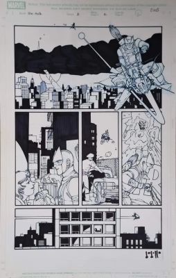 Juan Bobillo | She hulk issue 2, page 2 – 2005 | NRisso Art